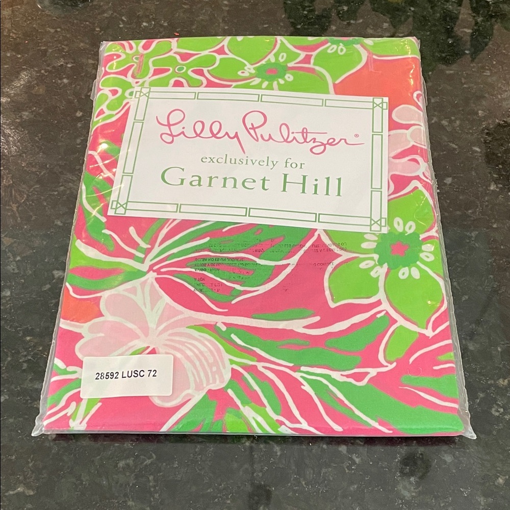 Lilly Pulitzer Pink and Green shower curtain